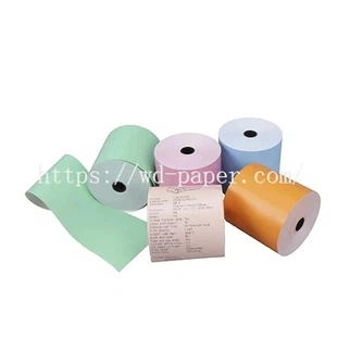 Rollos de papel de colores