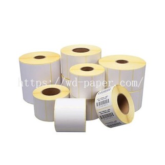 Rollo de papel adhesivo térmico