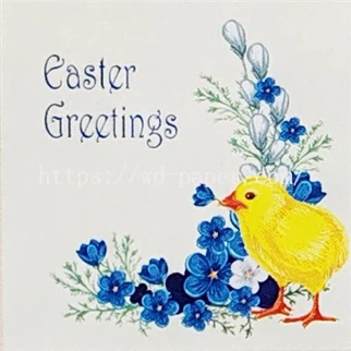 Servillillas de papel de Pascua antigua